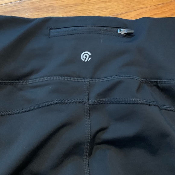 Set of 2 High Waist Black Capri Leggings w/ Detail - Picture 10 of 13